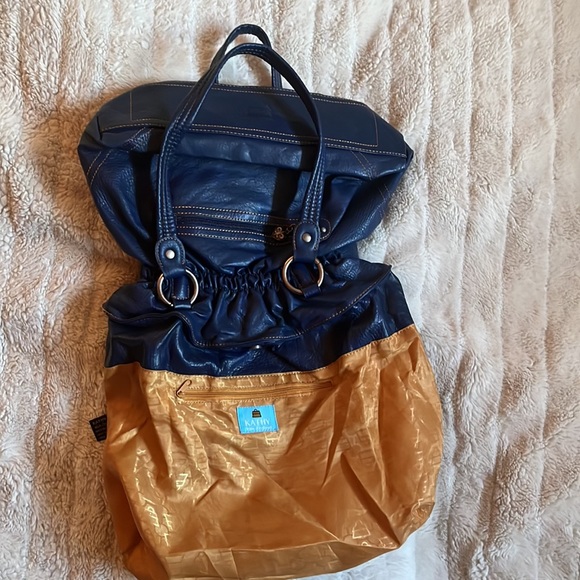 Kathy von Zeeland blue hand bag - Picture 3 of 5